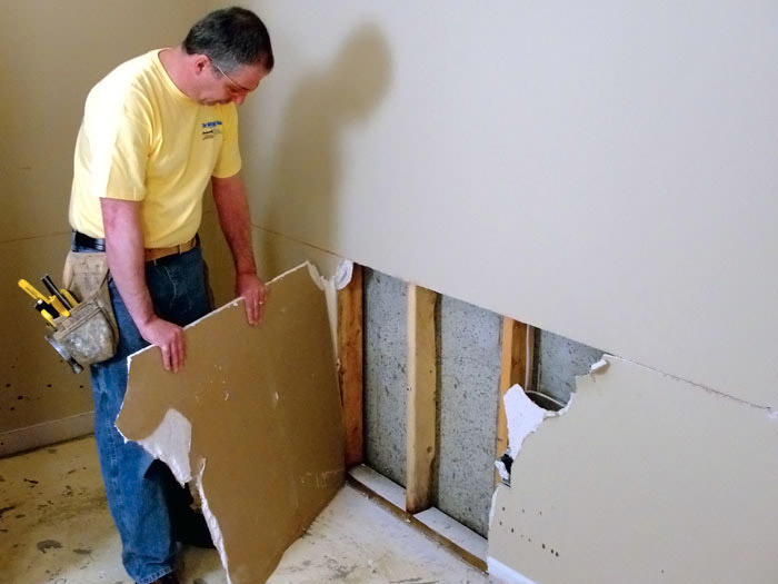 Repair Drywall Damaged In Oklahoma City Tulsa