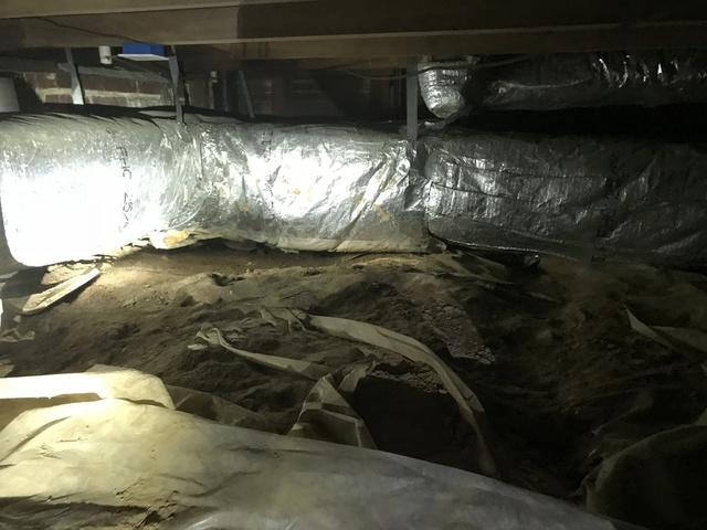 Crawl Space Moisture Problems Solved in Fort Smith, AR - Before Photo