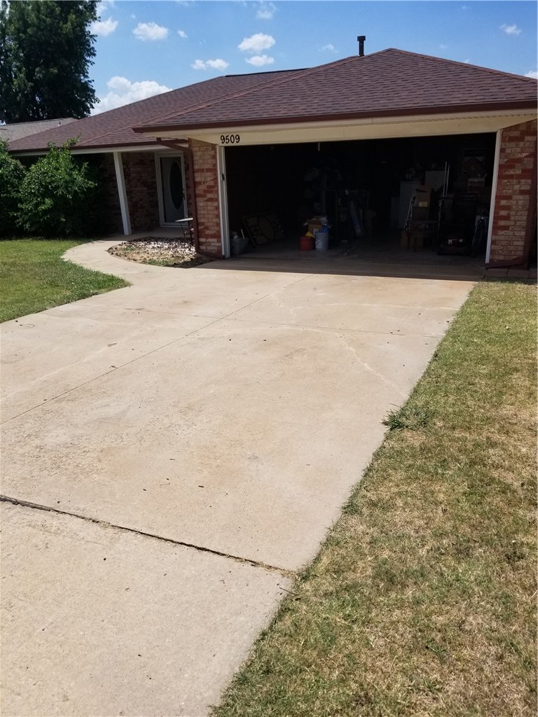 Now, this driveway is protected from wash out during heavy rains and shrinking soils during drought. POLYlevel injection is the best choice for homeowners in the Oklahoma City Metro