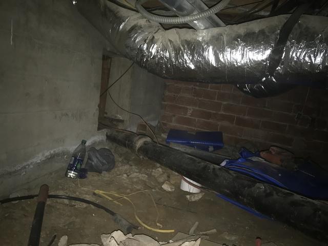 Another Clean Crawl Space in Tulsa, OK - Before Photo