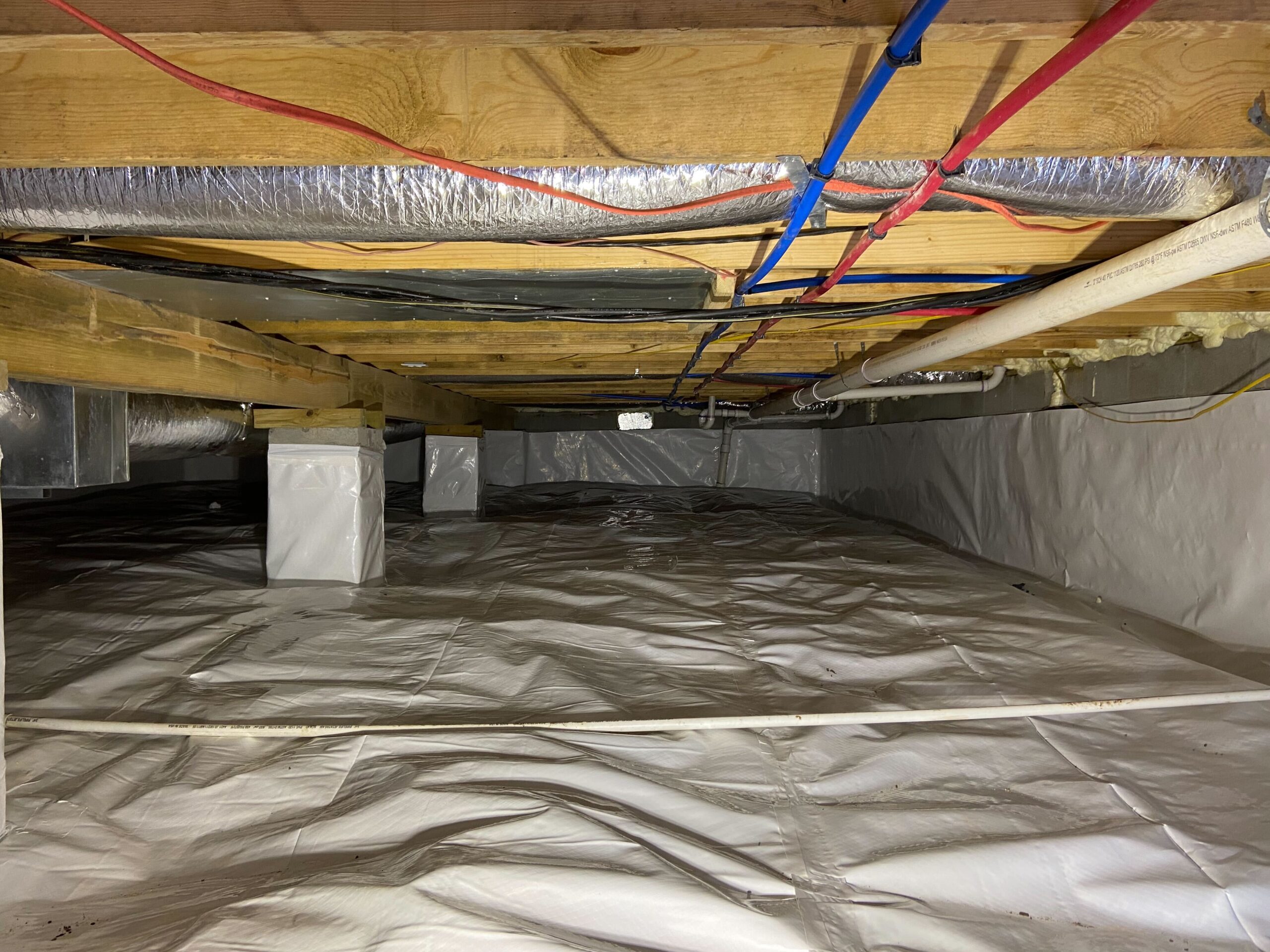Clean and Encapsulated Crawl Space